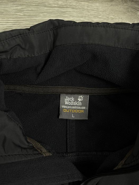 Czarna Kurtka Softshell Jack Wolfskin Męska Wiatroszczelna Trekking L