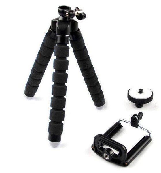 Гибкий мини штатив "Осминог" с держателем для телефона , камери , фото