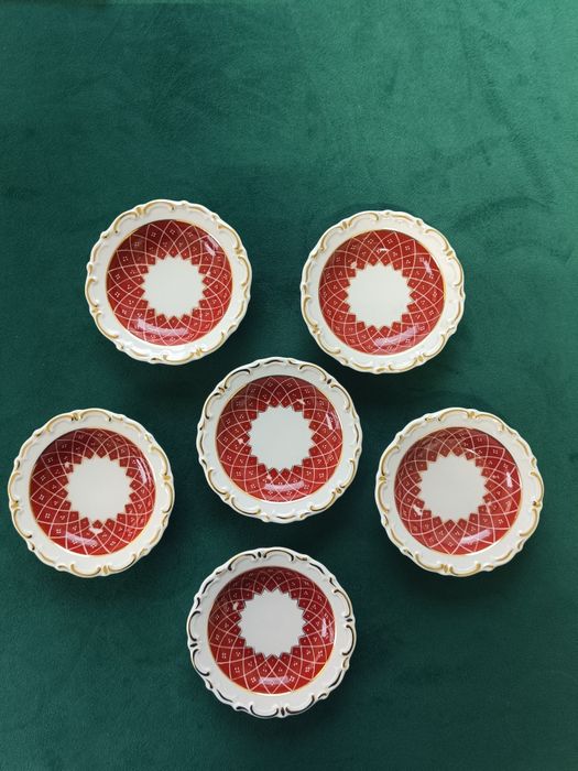 Piękne konfiturowki Kahla vintage ręcznie malowane