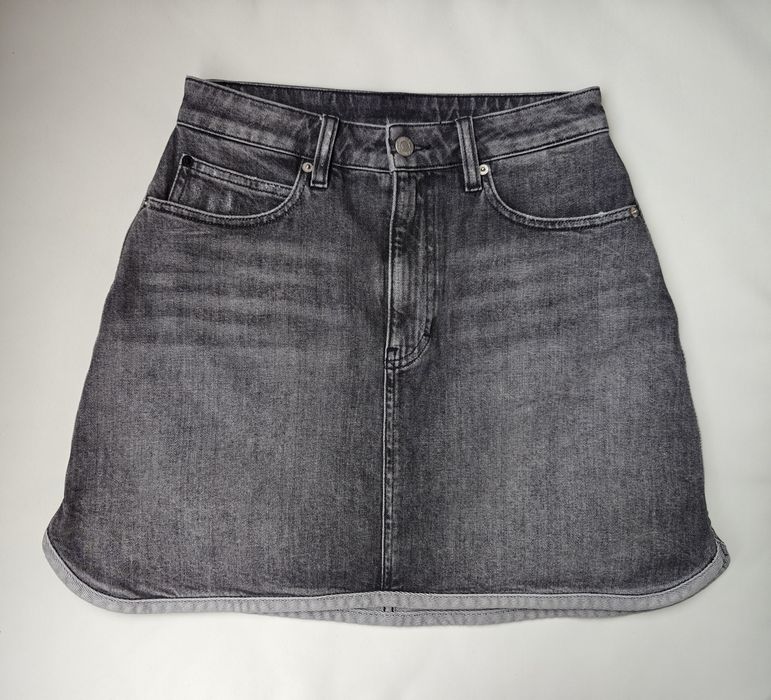 Calvin Klein Jeans spódniczka jeansowa logowana S