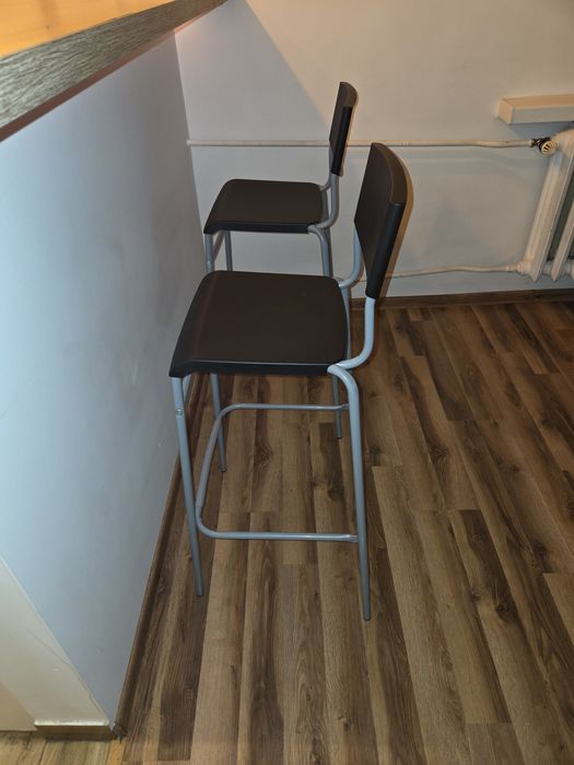 2x Hoker / Krzesło barowe 100 cm