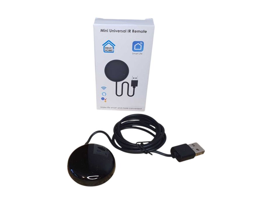 Uniwersalny pilot TV AUDIO HVAC WiFi IR TUYA SmartLife czarny
