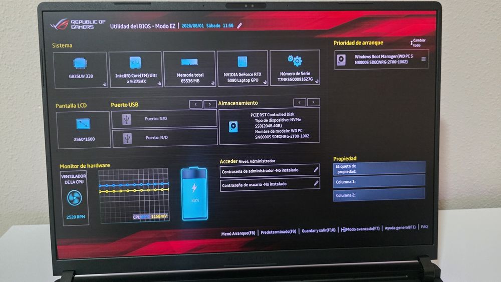 Asus Rog Strix Scar G18 RTX5080