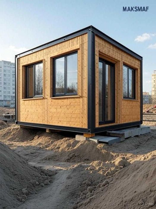 Модульний будинок, дачний будинок, битовка,  побутівка,