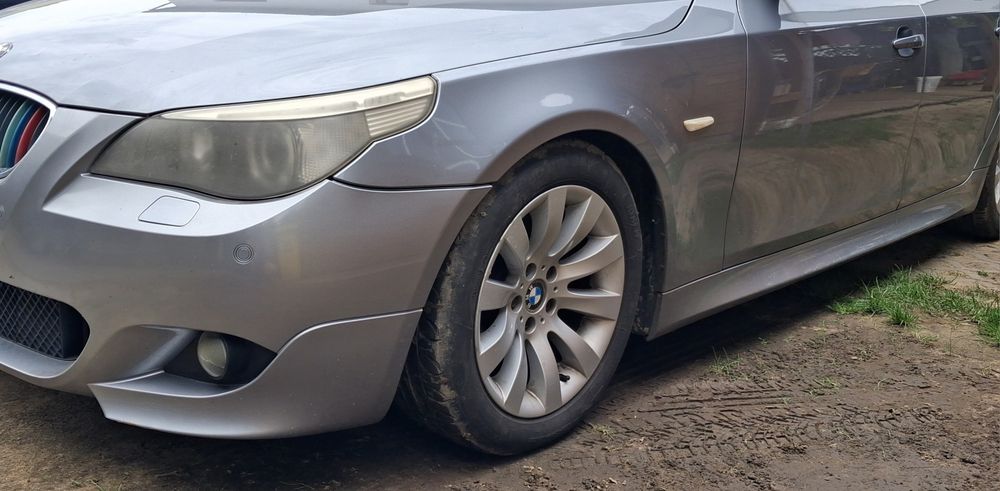 Bmw e 61 silbergrau A08/7 zderzaki  m-pakiet  przód/tył  nakładki prog