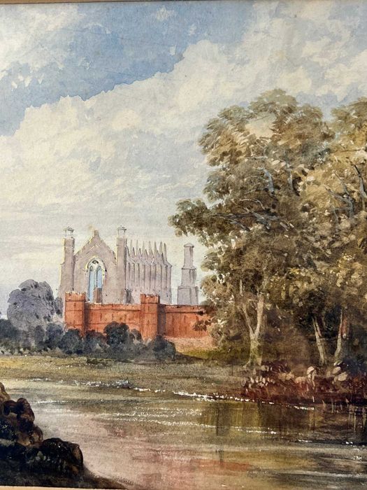 Quadro pintura escola inglesa (séc. XIX)