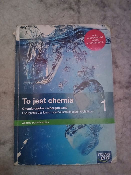 podrecznik to jest chemia kl. 1 zakres podstawowowy nowa era