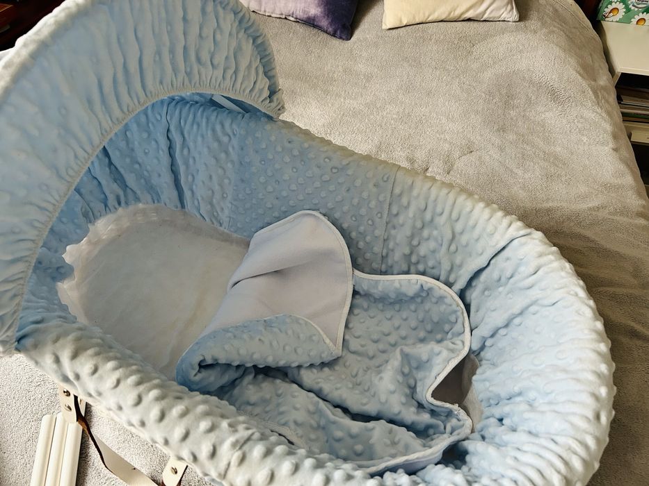 Kosz wiklinowy kołyska dziecięca