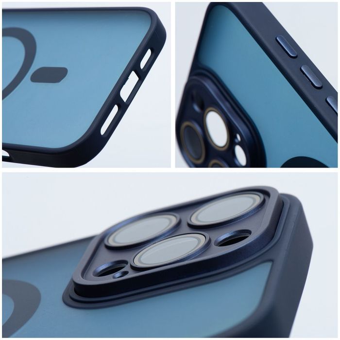 Futerał do Samsung A57 Variete Mag Cover zgodny z MagSafe granatowy