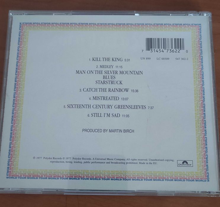 Cd original dos Rainbow