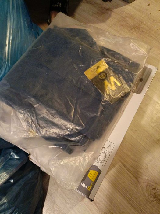 Granatowe, dopasowane spodnie wizytowe – Wessi
