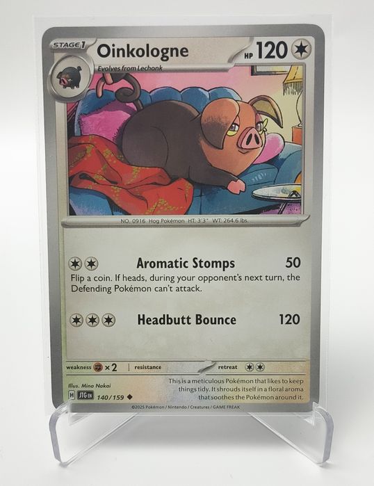 Oinkologne 140/159 karta pokemon Journey Together