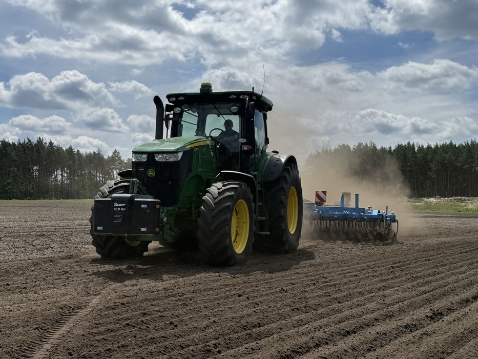 John Deere 7230r power quad z Niemiec