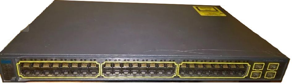 коммутатор, маршрутизатор, Cisco Catalyst WS-C3750-48TS-E