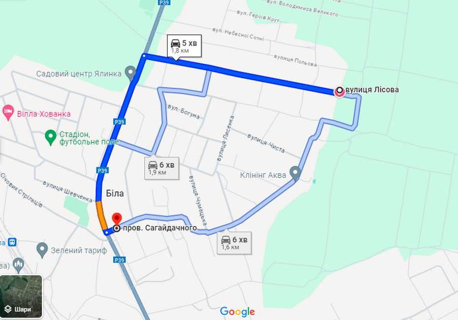 Земельна ділянка під житлову забудову 10 соток с.Біла (Тернопіль)