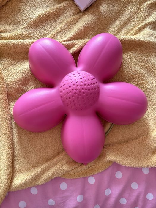 Candeeiro de parede flor rosa