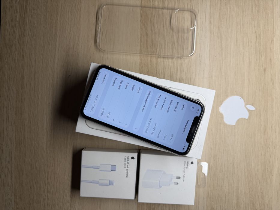 iPhone 11 128gb bialy bateria 100% komplet