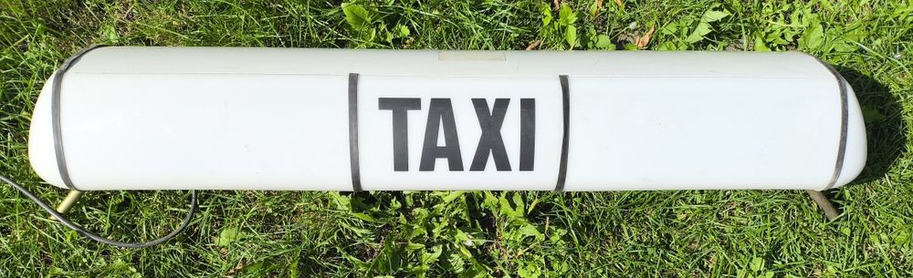 Duża Lampa TAXI Klosz