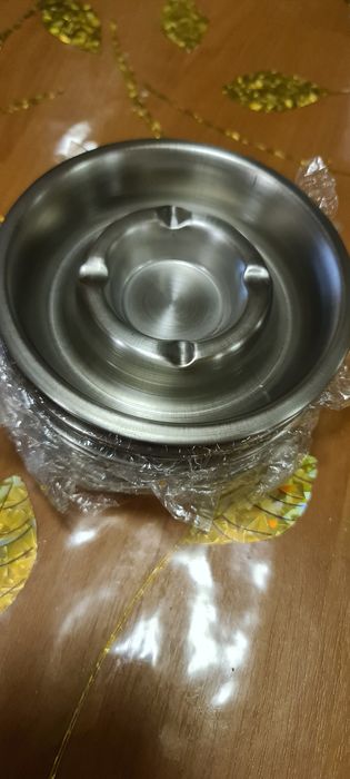 Пепельница нерж.