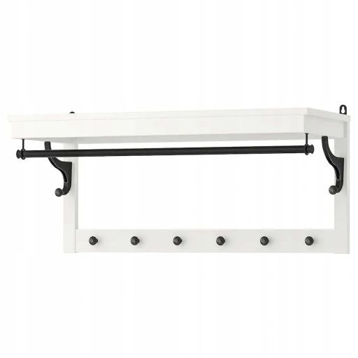 wieszak ścienny półka Ikea Hemnes