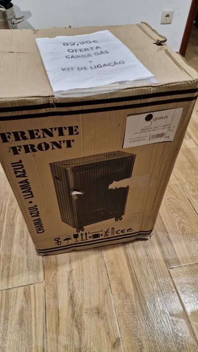 Aquecedor a gaz novo
