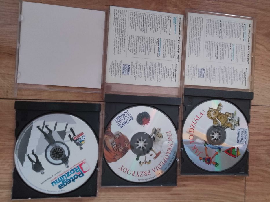 duży zestaw programy multimedialne pascal optimus i inne 6 cd