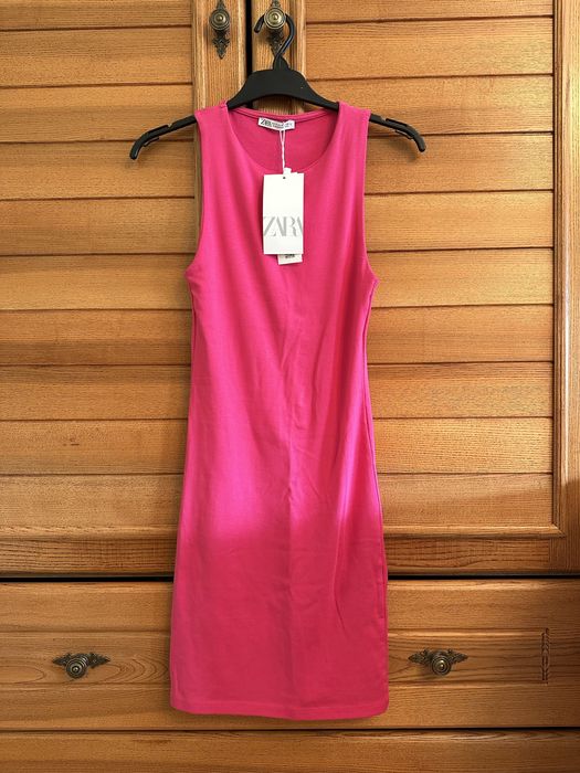 Рожева сукня Zara XS-S