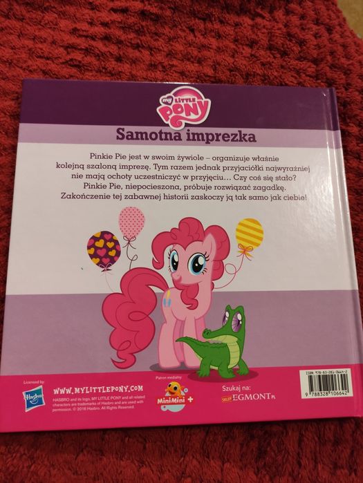 MY LITTLE PONY samotna impezka książka