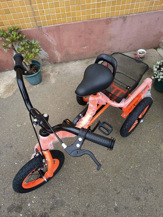 Triciclo criança com Cesto Traseiro – R 12"