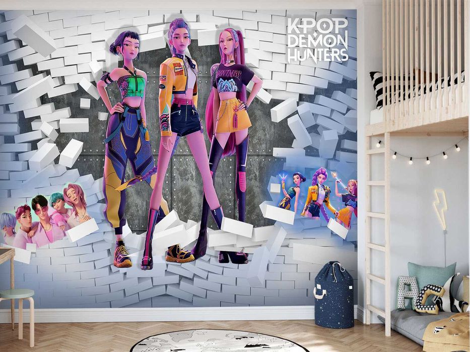 ФОТОШПАЛЕРИ для дівчат Hunters K-Pop, принцеси, единорог, фламінго