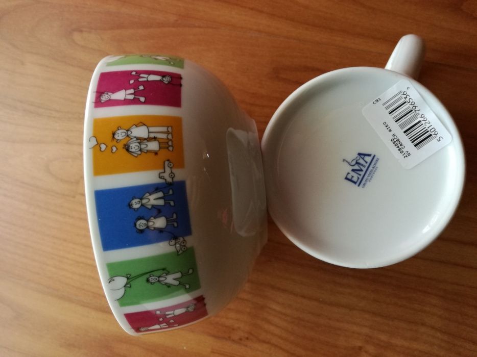 Taça de cereais e caneca (EMA) VAA