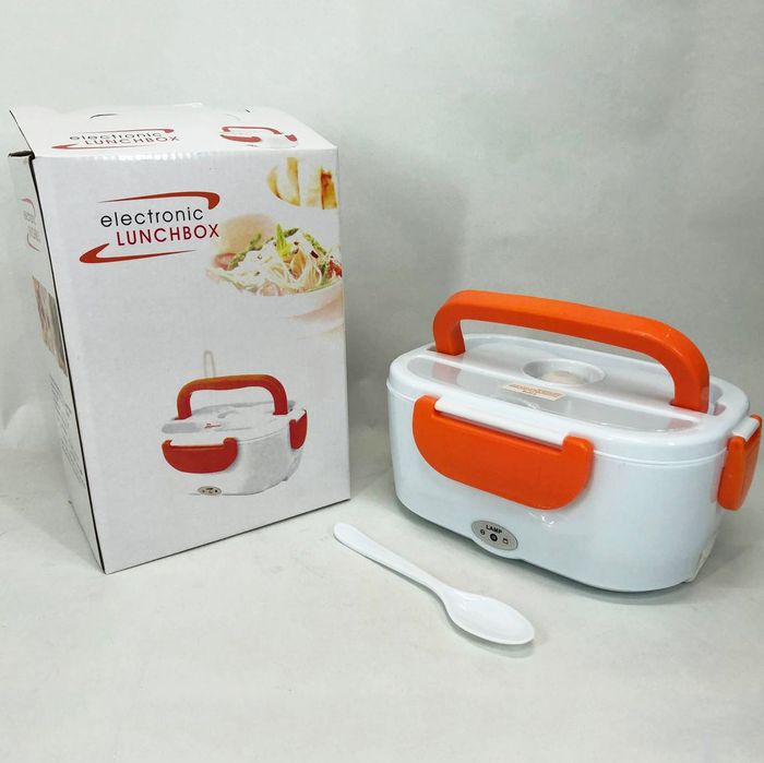 Ланч бокс електричний із підігрівом Lunch Heater 220 V Pro, ланч бокс від мережі Pink