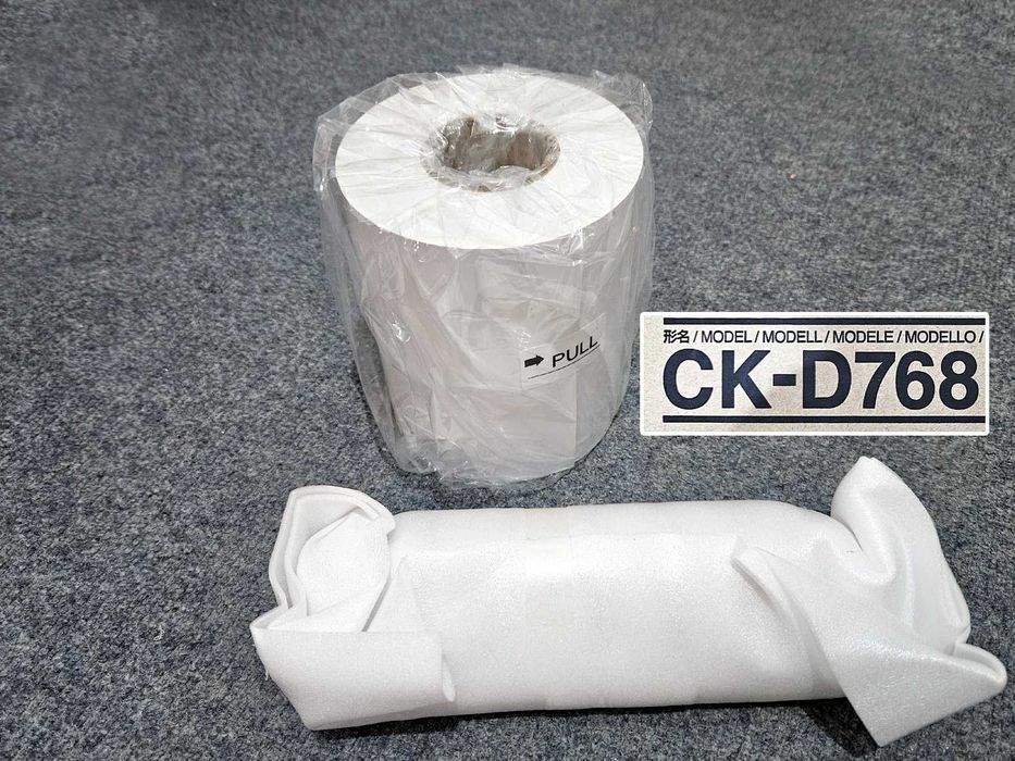 1 Rolo Papel + ribom= 200 fotoS 15x20 - CK-D768 para impressora termica Mitsubichi CP D70 DW