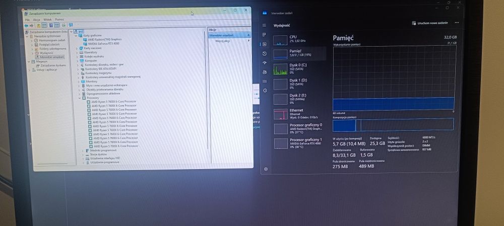 Mocny PC do gier Ryzen