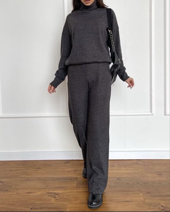 Костюм кофта штани ангоровий трикотаж