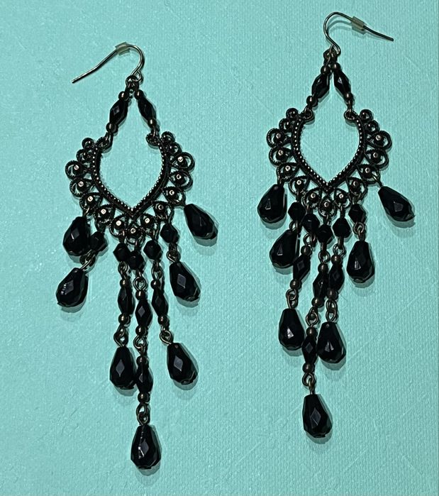 Kolczyki długie boho