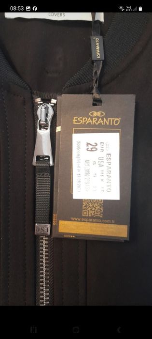 Bomberka kurteczka zamszowa L/Xl  Esperanto