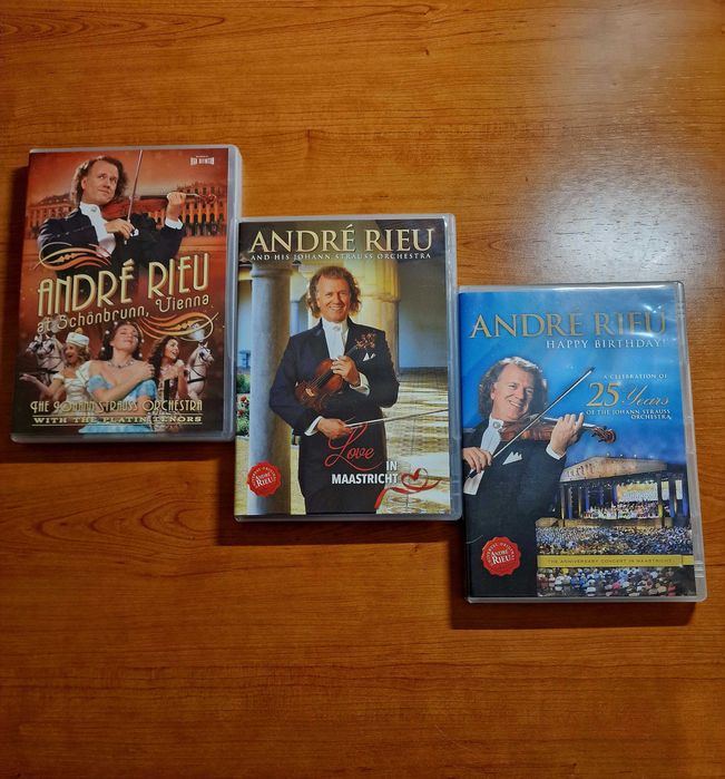 Mega Coleção ANDRÉ RIEU - 19 DVDs Venda em conjunto ou individual