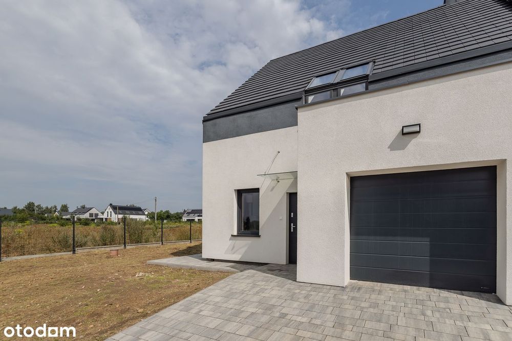 Gotowy dom 125 m², 300 m od Jeziora Kierskiego | garaż | pompa ciepła