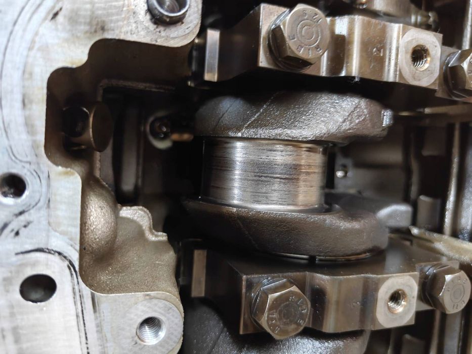 bmw n47d20a 779792207 2.0d e60 e90 e87 07- blok silnika przytarty wał korbo