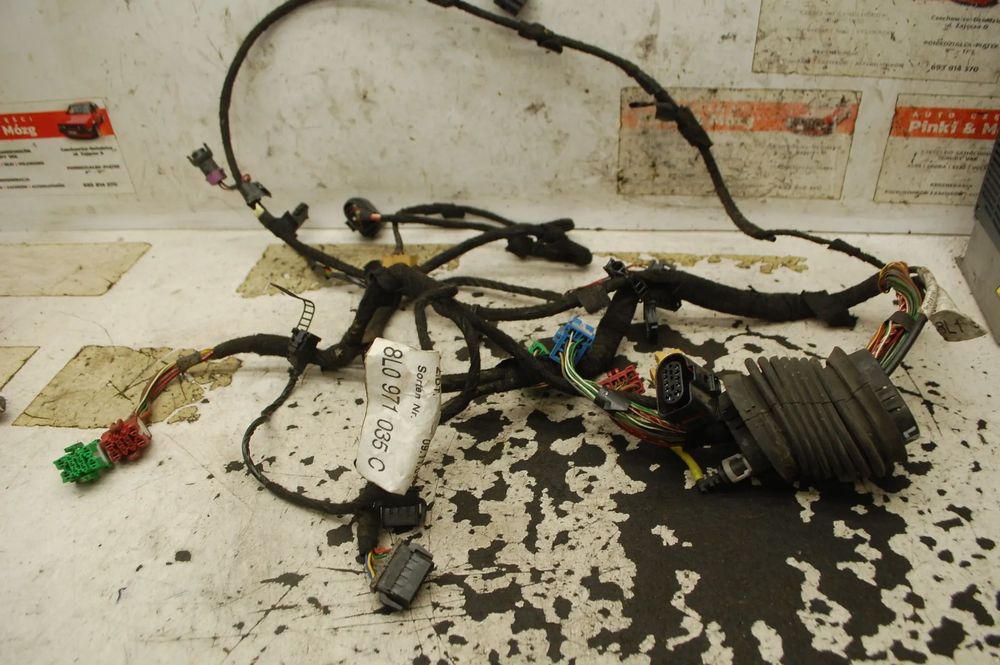 WIĄZKA DRZWI LEWY PRAWY PRZÓD PRZEDNIA AUDI A3 8L LIFT 5D 8L1971035T 8L1971035C