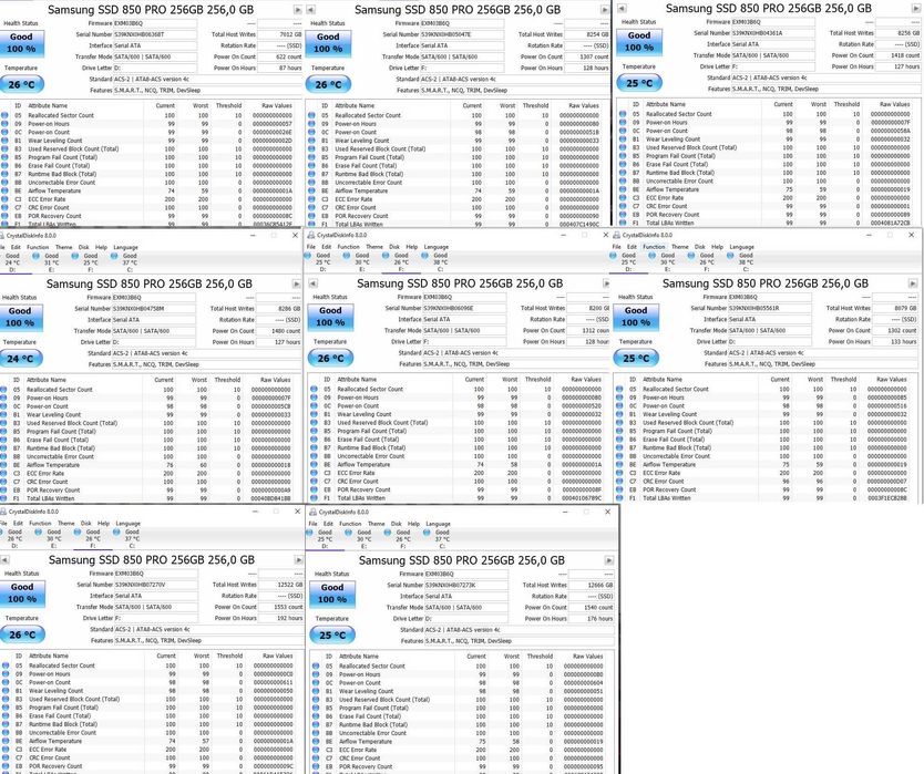2.5 M.2 SSD диск 250GB 500GB Samsung EVO PRO WD Toshiba