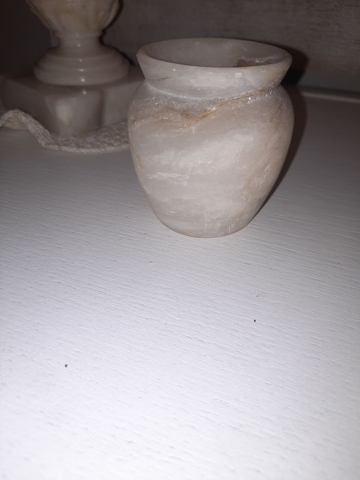 Wazonik, marmur, vintage, PRL