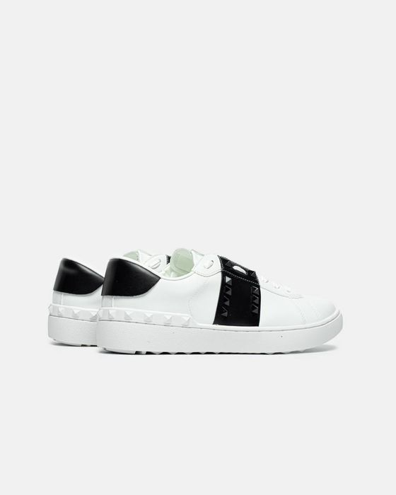 Valentino 11. новые оригинал италия кожа мужские кеды белые