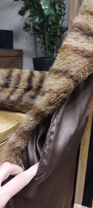 Futro naturalne, kurtka, krótki płaszczyk
