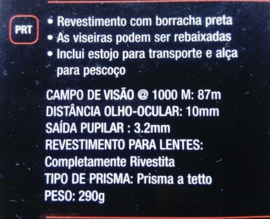 Vendo binóculos para lazer e desporto