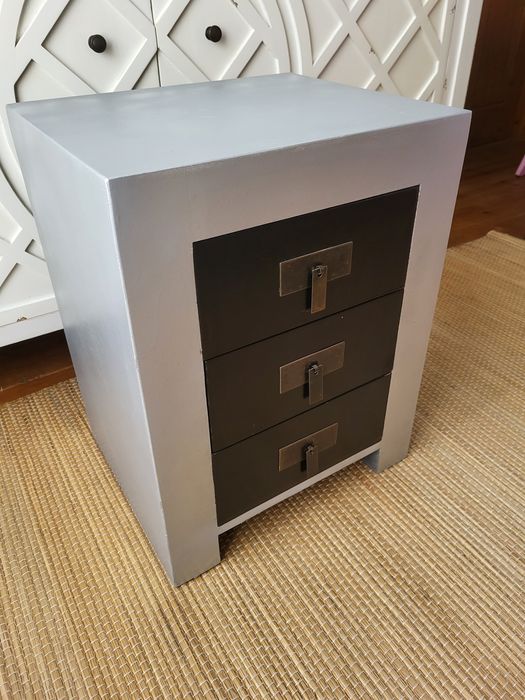 consola, aparador, mesa, talha, candeeiro, rustico