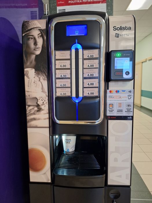 Kawomat  vending NECTA SOLISTA. Jak nowy!