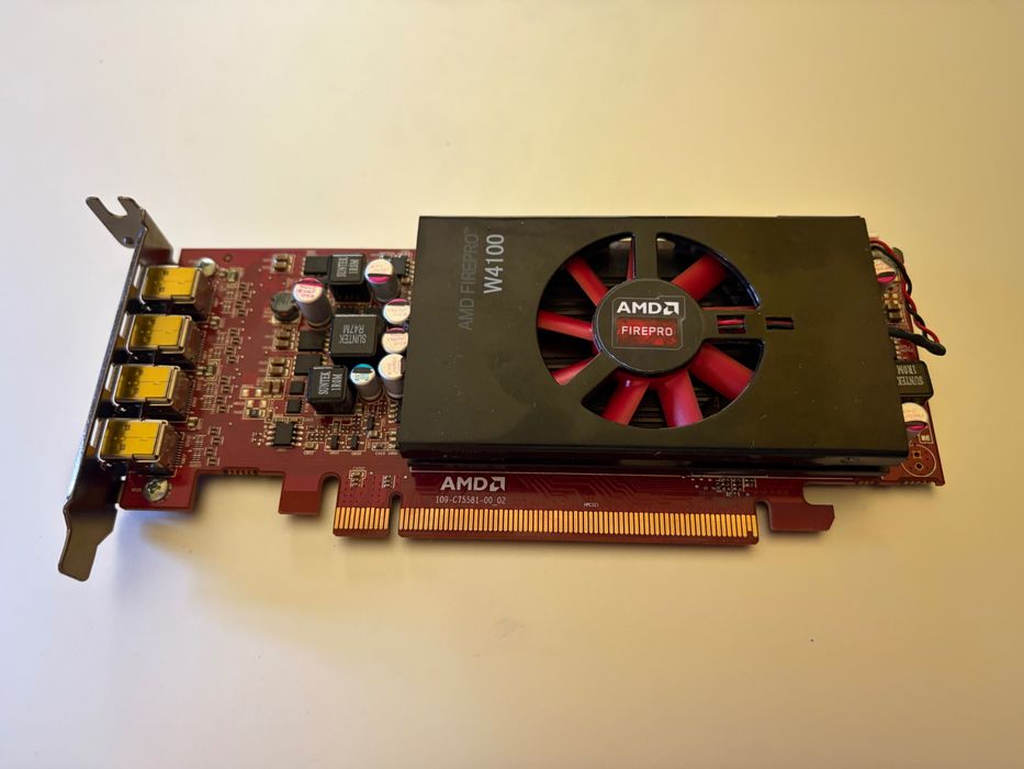 Karta Graficzna AMD FirePro W4100 | 4x Mini DP