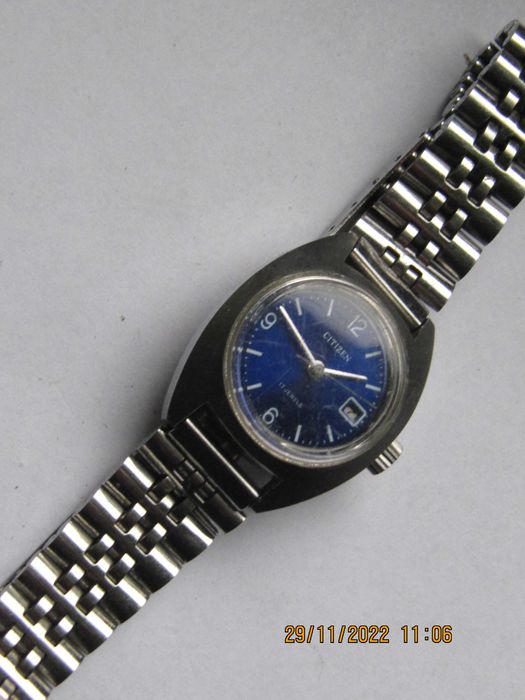 Citizen oryginalny damski zegarek mechaniczny 17 kamieni